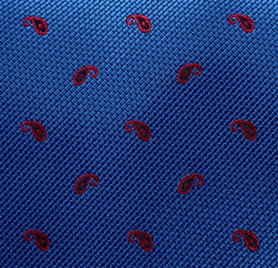 Gravata Paisley Azulão