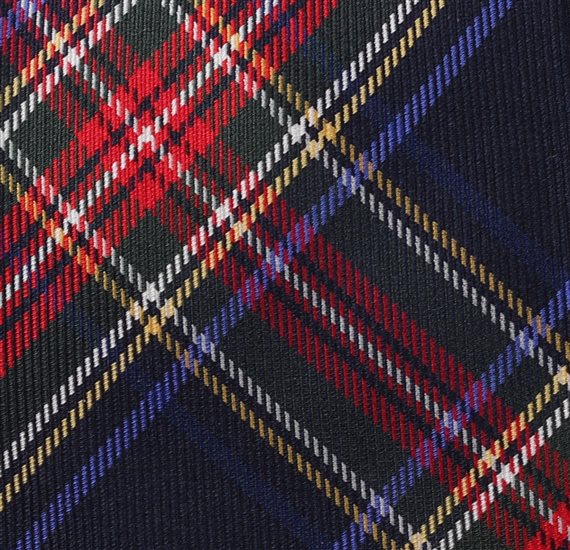 Gravata Rapaz Seda Azul