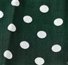 Lenço de Bolso Verde com Bolinhas