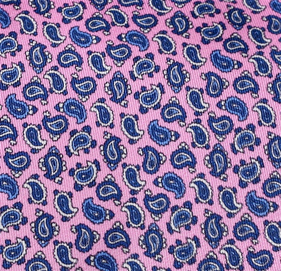 Lenço Rosa Paisley