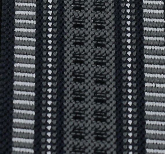 Suspensórios elásticos jacquard cinzento