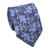Gravata Paisley Azul Linho