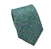 Gravata Rapaz Seda Paisley Verde