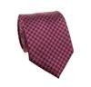 Gravata Xadrez Magenta e Preto